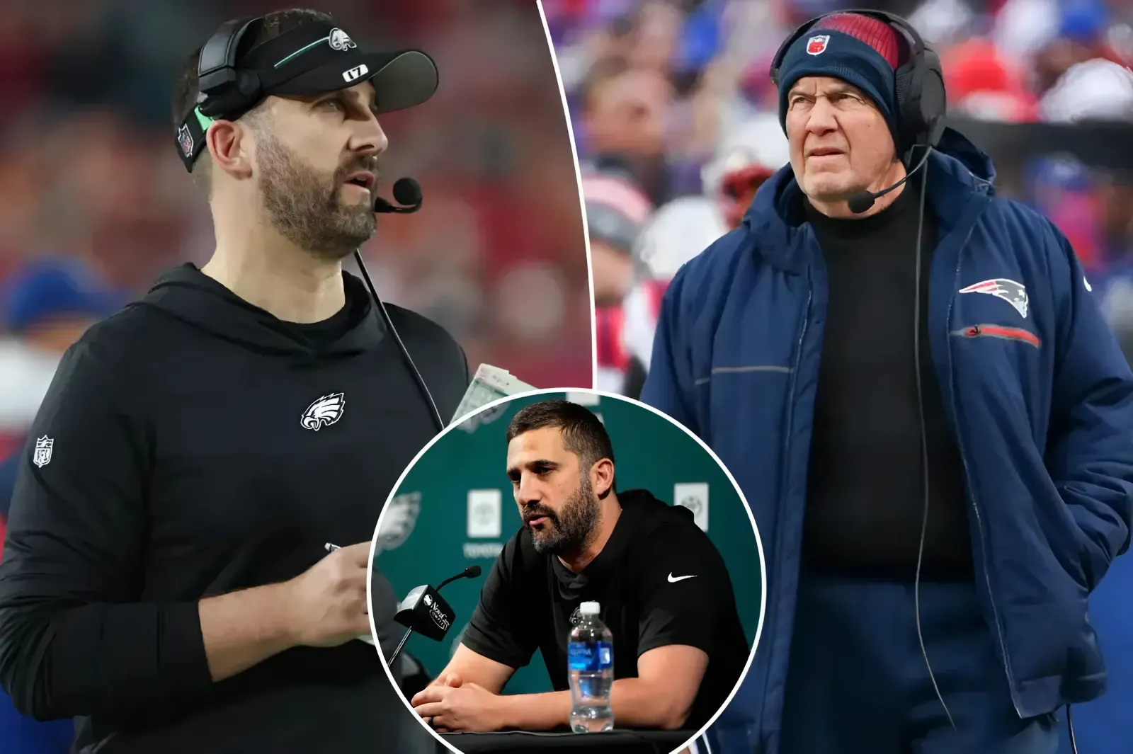 Nick Sirianni dismisses Eagles reported interest in Bill Belichick, pressure on him to perform in 2024