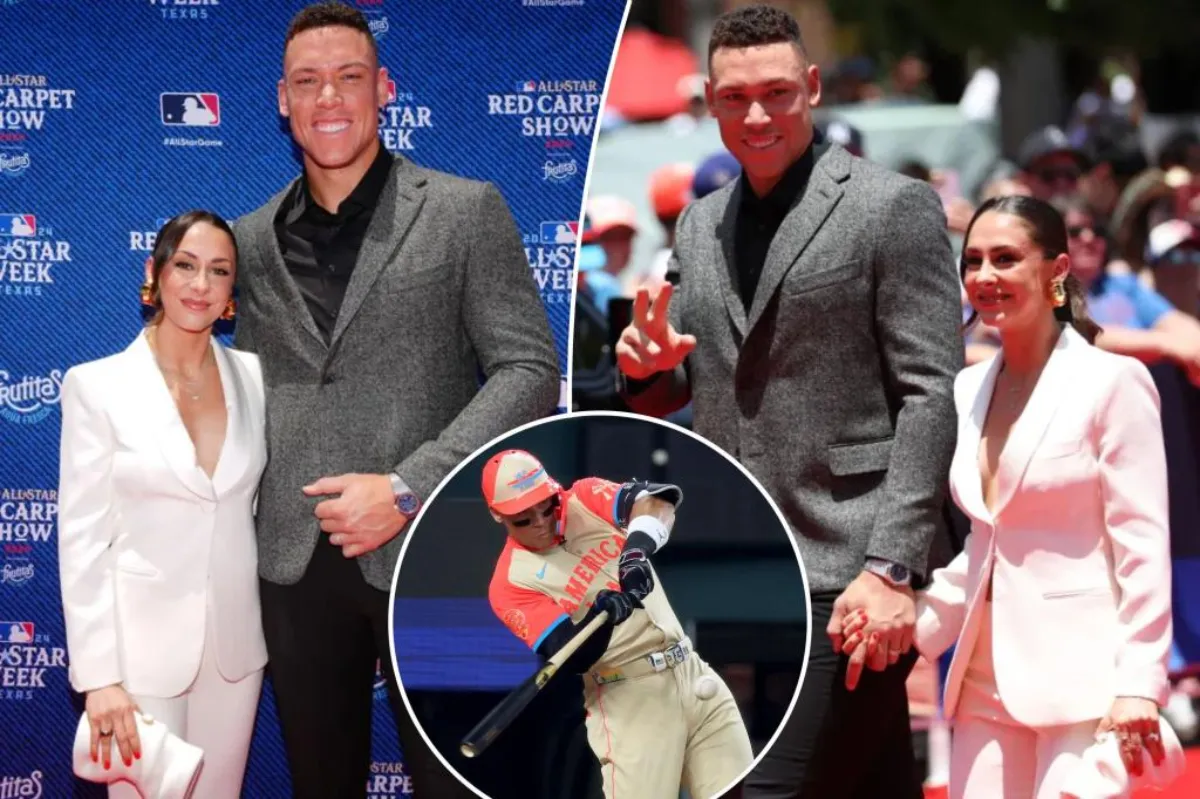 Aaron Judge’s wife, Samantha Bracksieck, makes red carpet appearance before MLB All-Star Game