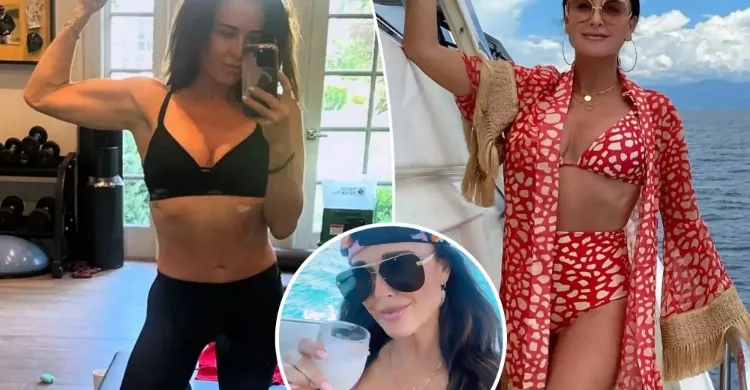 Kyle Richards shows off physique in flexing gym selfie to mark 2 years alcohol-free