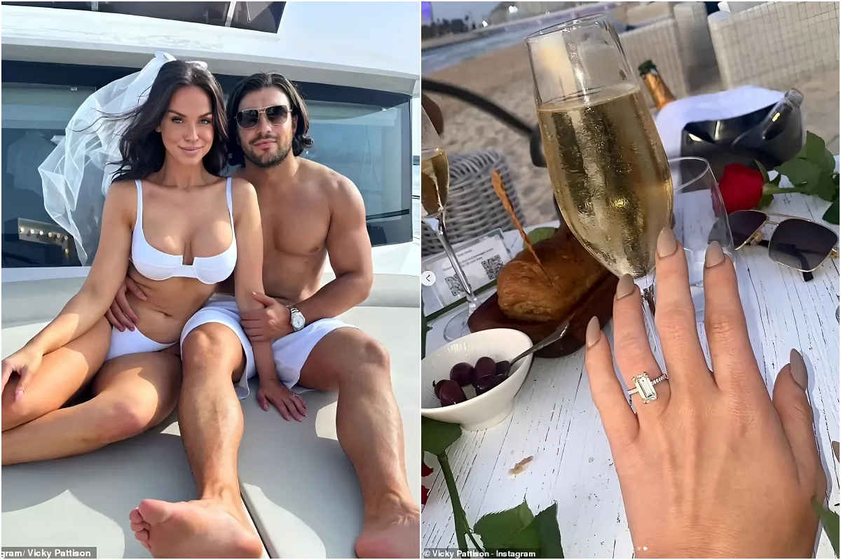 Vicky Pattison 'is left distraught and crying her eyes out after her £200k engagement ring is stolen' just weeks before wedding to Ercan Ramadan liennhi