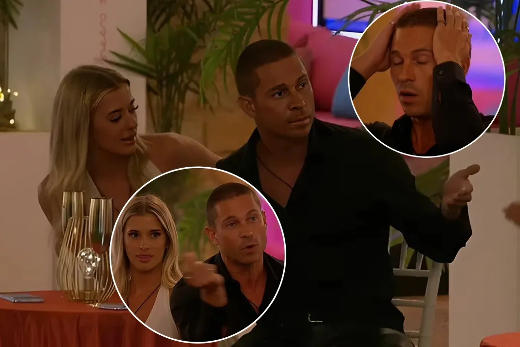 Love Island SPOILER: Jessy Potts has an explosive argument with Joey Essex before Grace Jackson's dad enters the villa and pulls the TOWIE star for a chat ngocc