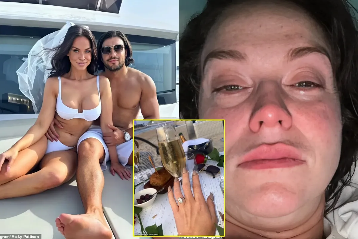 Vicky Pattison 'is left distraught and crying her eyes out after her £200k engagement ring is stolen' just weeks before wedding to Ercan Ramadan ngocc