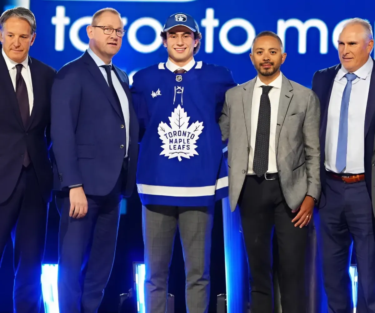 'The Second He Called My Name, I Kind Of Blacked Out’: Maple Leafs First-Round Pick Ben Danford Reflects on Being Selected by Toronto