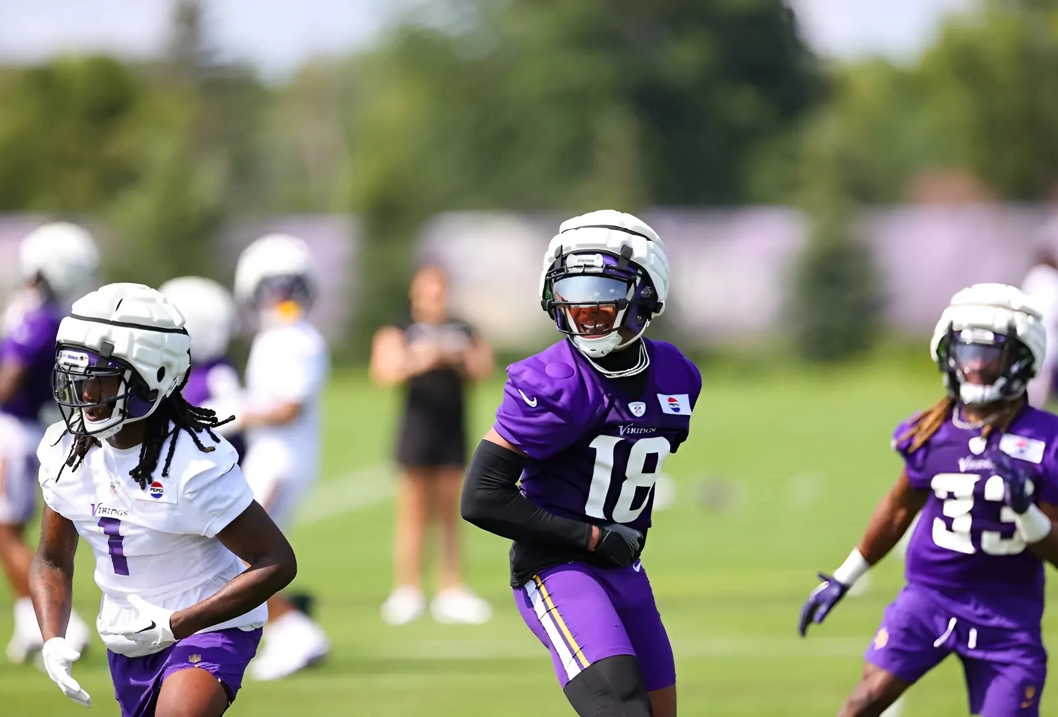 Justin Jefferson Blown Away by Sam Darnold’s 'Bombs' Early at Vikings Training Camp