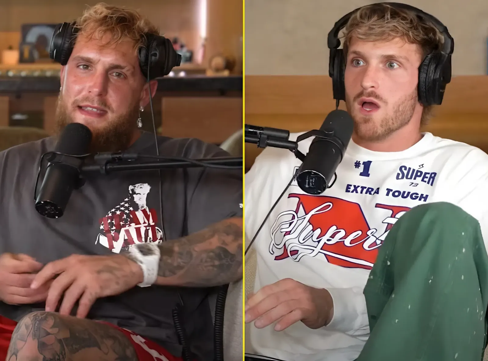 Logan Paul visibly stunned when he learns how much ‘crazy’ Jake Paul PPV fights cost as he thanks Conor McGregor for buying trucc