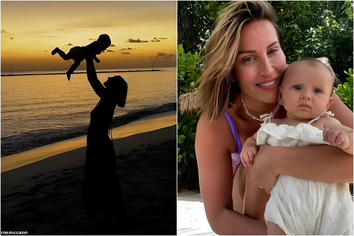 Ferne McCann looks every inch the doting mother as she shares sweet clip breastfeeding Finty during family getaway liennhi