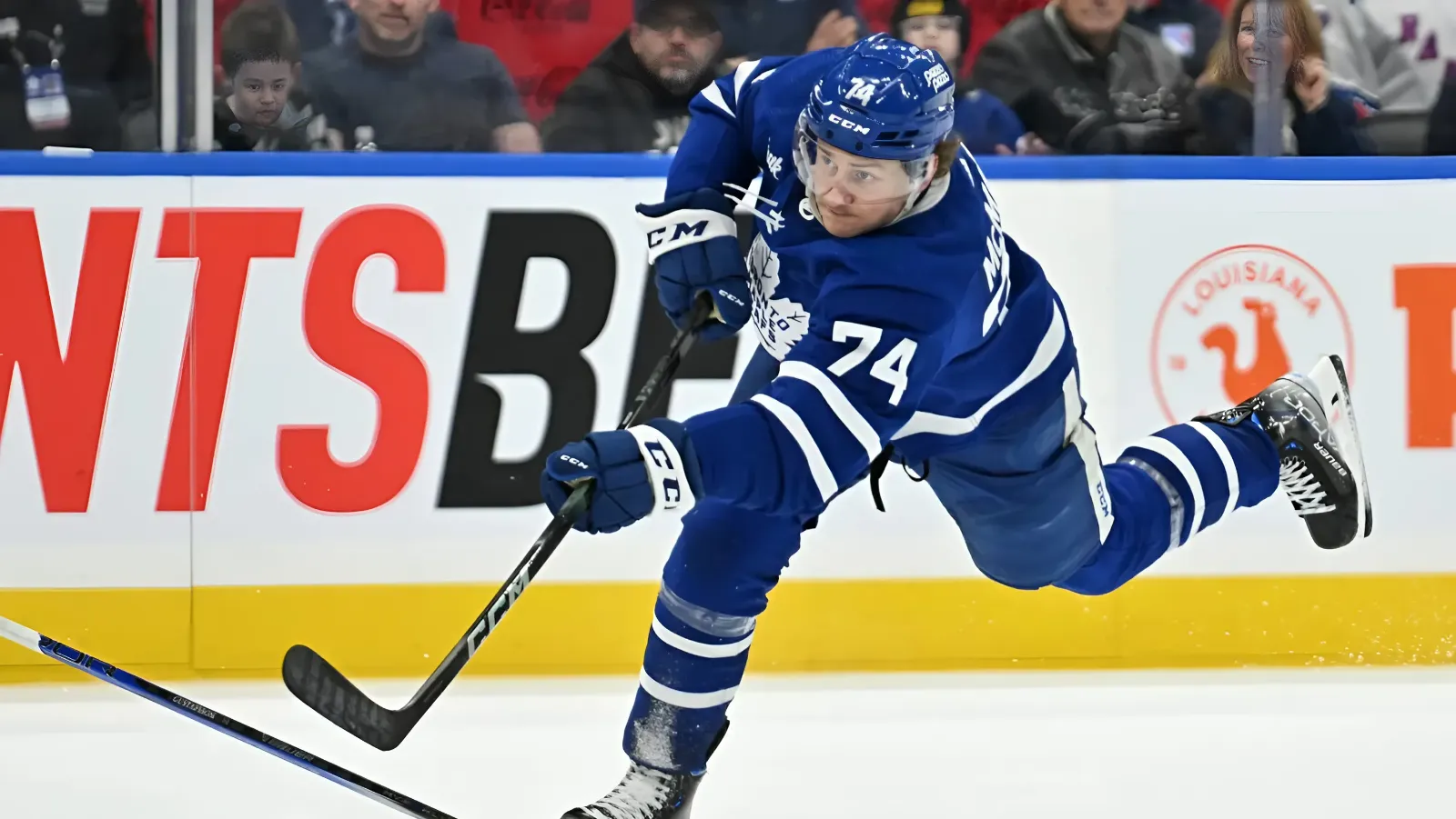 Bobby McMann and William Nylander are the Maple Leafs skills competition champs