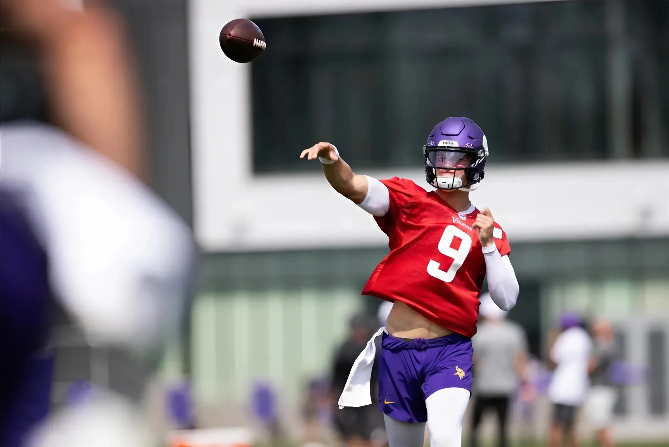 Gnarly Video Of Minnesota Vikings QB J.J. McCarthy’s Pick 6 At Practice Surfaces; Follows Up With TDs