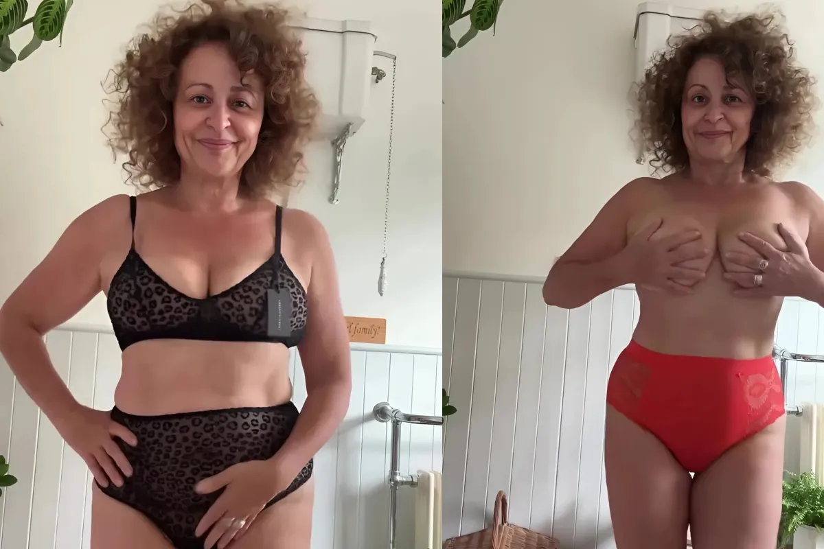 Loose Women’s Nadia Sawalha goes topless in latest social media post – after stripping off outside Parliament ngocc