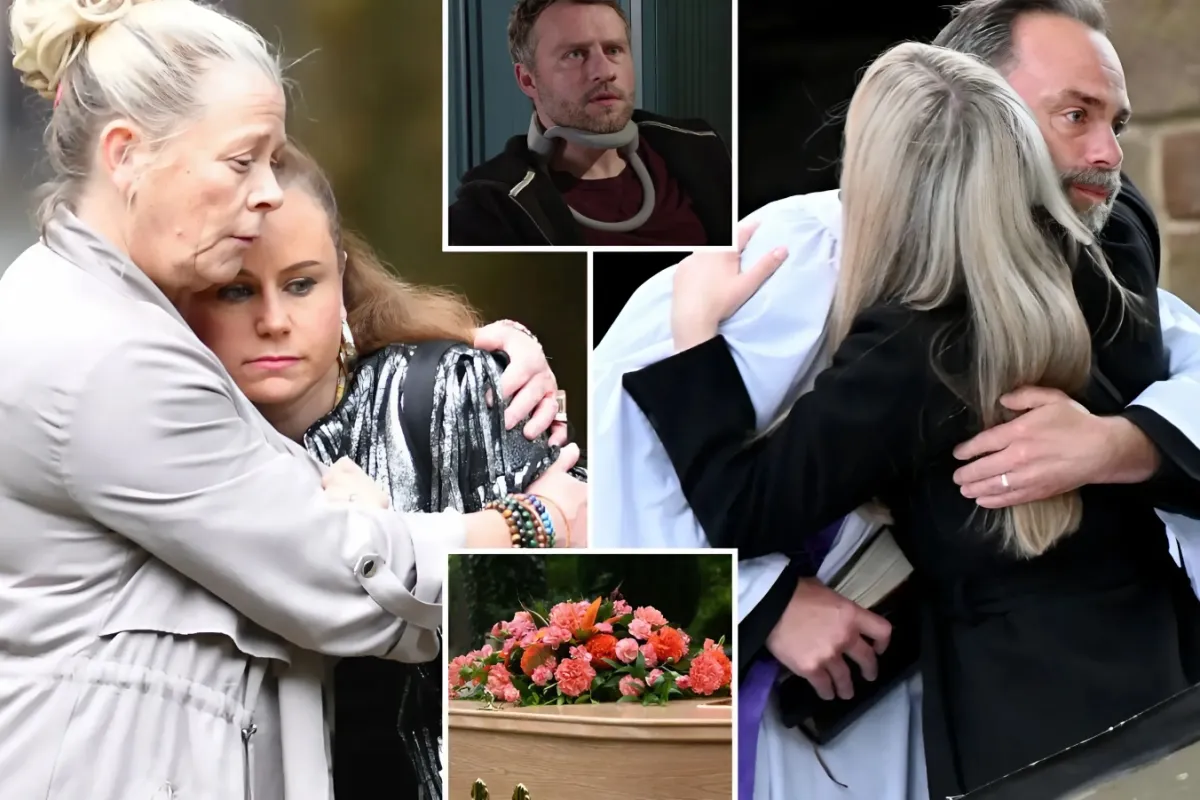 Paul Foreman’s Coronation Street exit scenes revealed as friends and family break down in tears at funeral ngocc