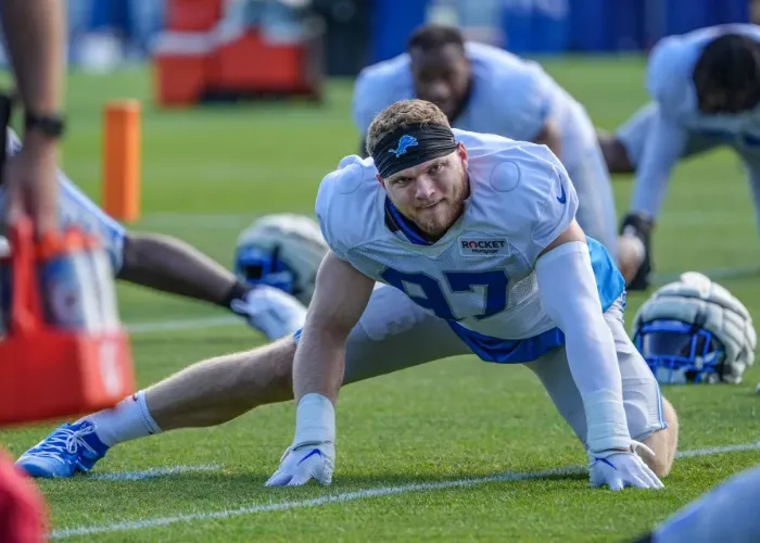 Detroit Lions training camp observations: Aidan Hutchinson shows signs of Year 3 growth