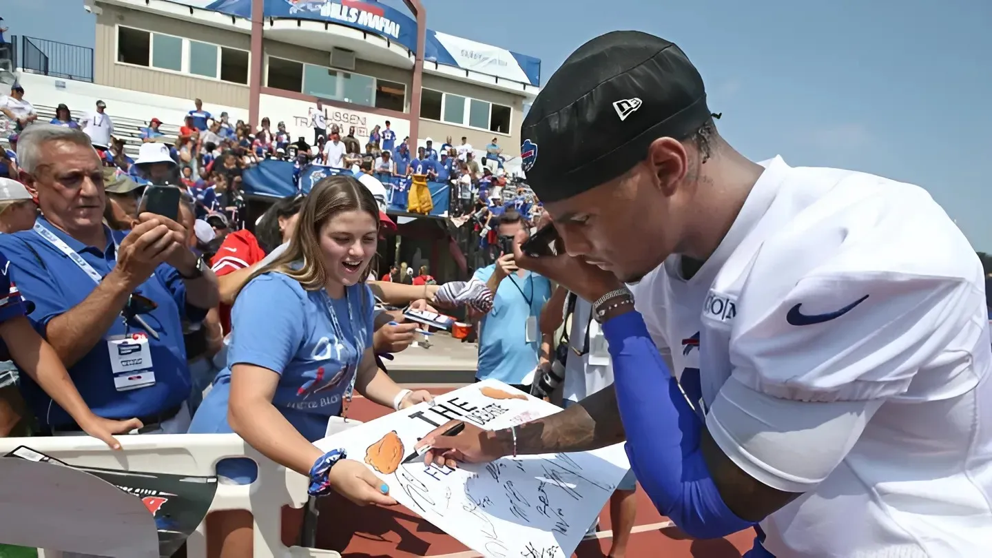 Keon Coleman making a splash with as good a training camp as Bills fans could have hoped for