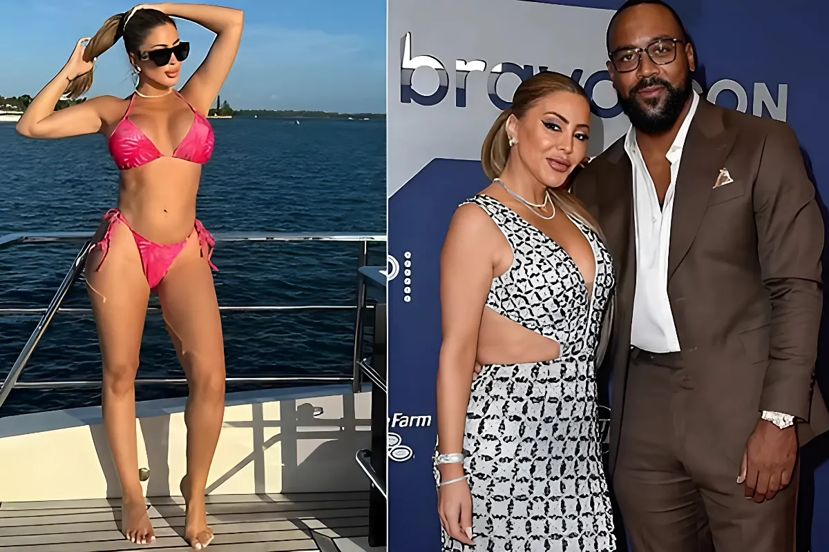 Larsa Pippen proves she is still a pinup at 50 as she models a tiny pink bikini in Miami... after confirming her split from Marcus Jordan, 33 hangg