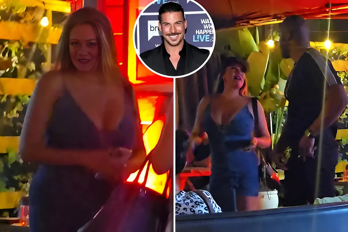 The Valley’s Brittany Cartwright flirts with mystery man at ex Jax Taylor’s bar as he receives mental health treatment hangg