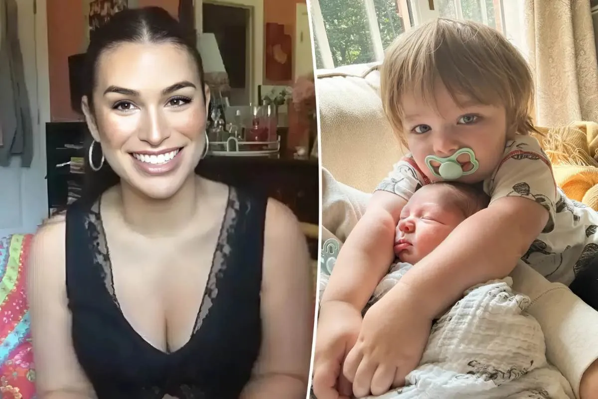 Ashley Iaconetti gushes over newborn baby and giving 'affectionate' 2-year-old son a 'built-in' bestie: 'He's in love' tram