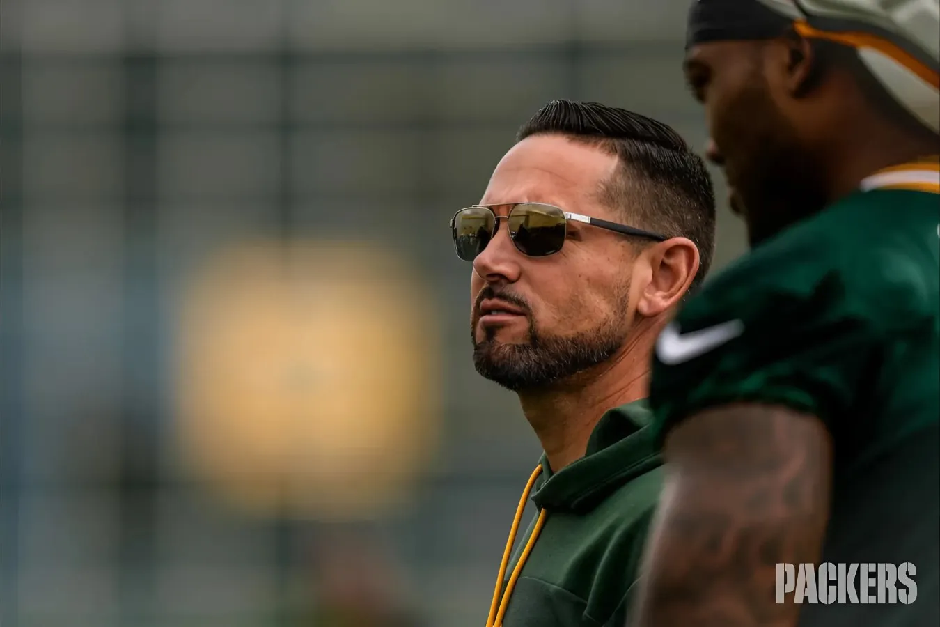 Packers HC Matt LaFleur's blunt reaction to 'No. 1 receiver' question