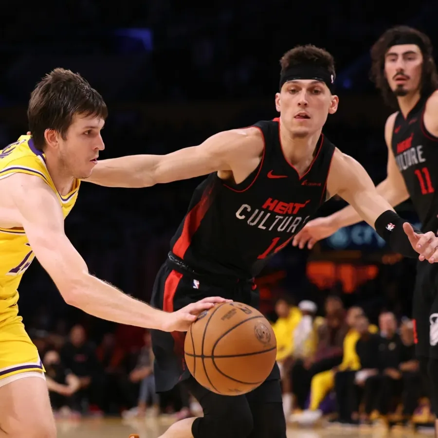 The Miami Heat's projected closing lineup includes 1 big surprise