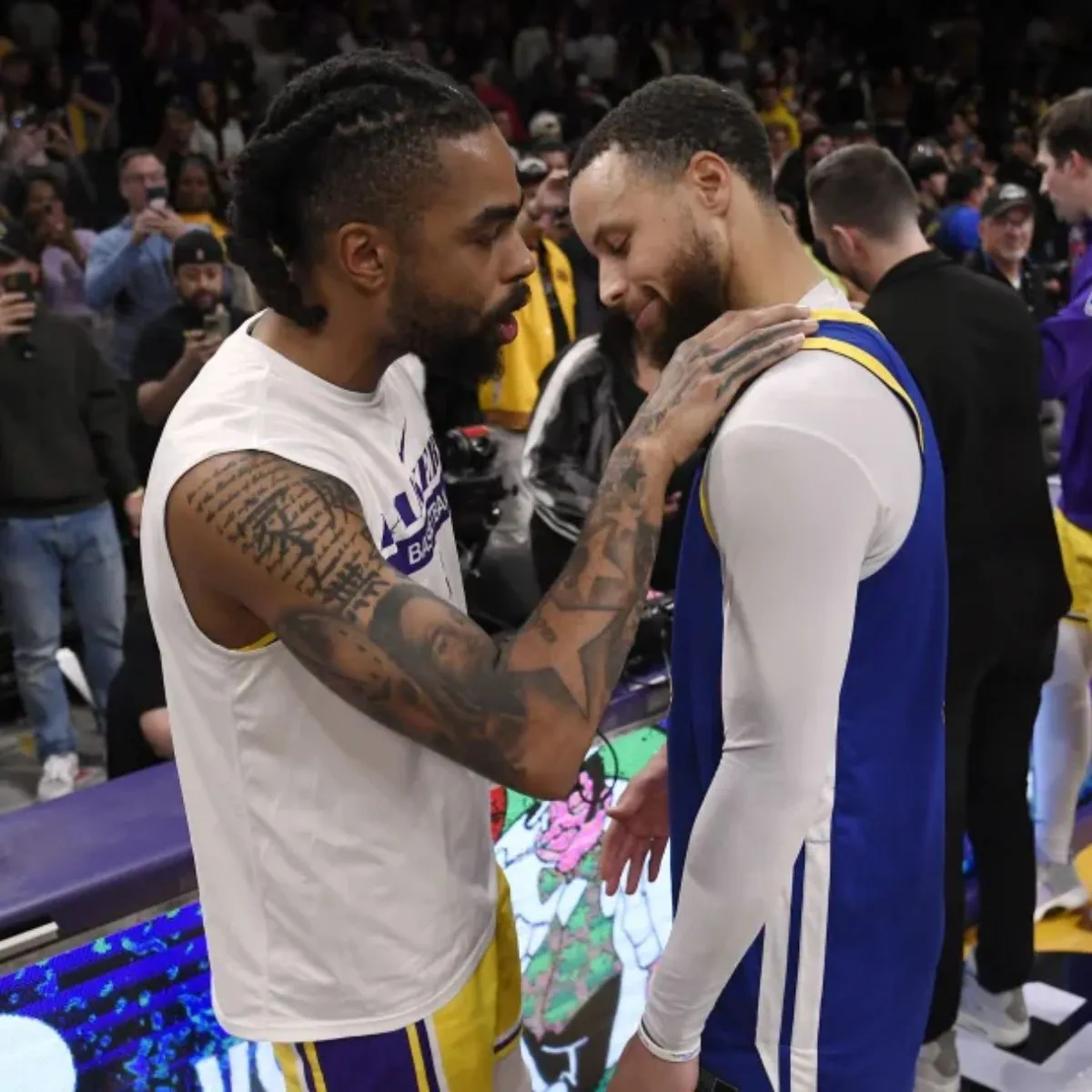 Stephen Curry comparison aside, Lakers guard D'Angelo Russell is being underrated
