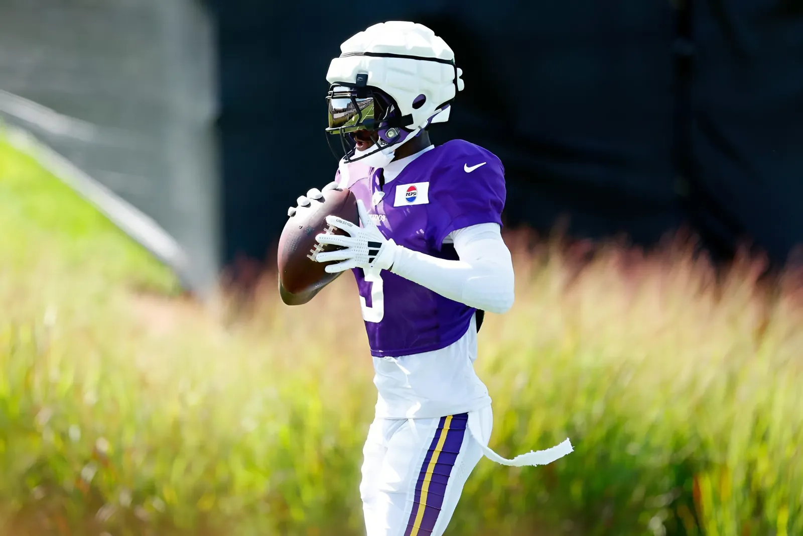 Vikings $14 Million Star Playmaker Carted Off Field With Leg Injury