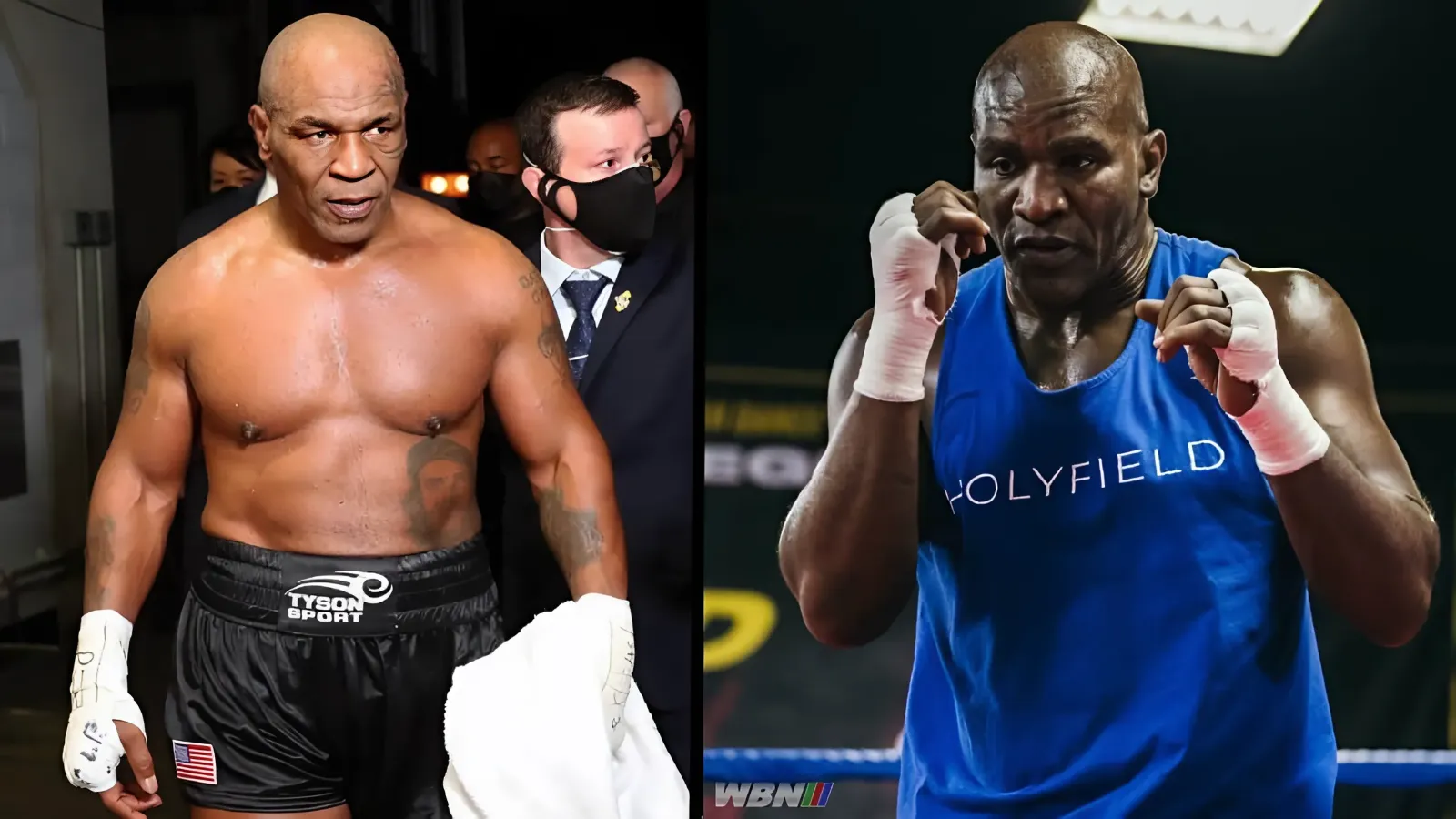 Son defends Evander Holyfield and Mike Tyson fighting at 58