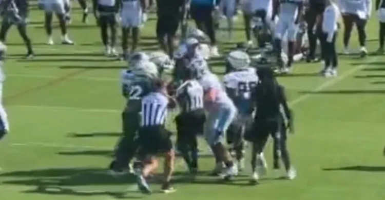 VIDEO: New York Jets & Carolina Panthers Players Threw Fists During Heated Brawl In Joint Practice