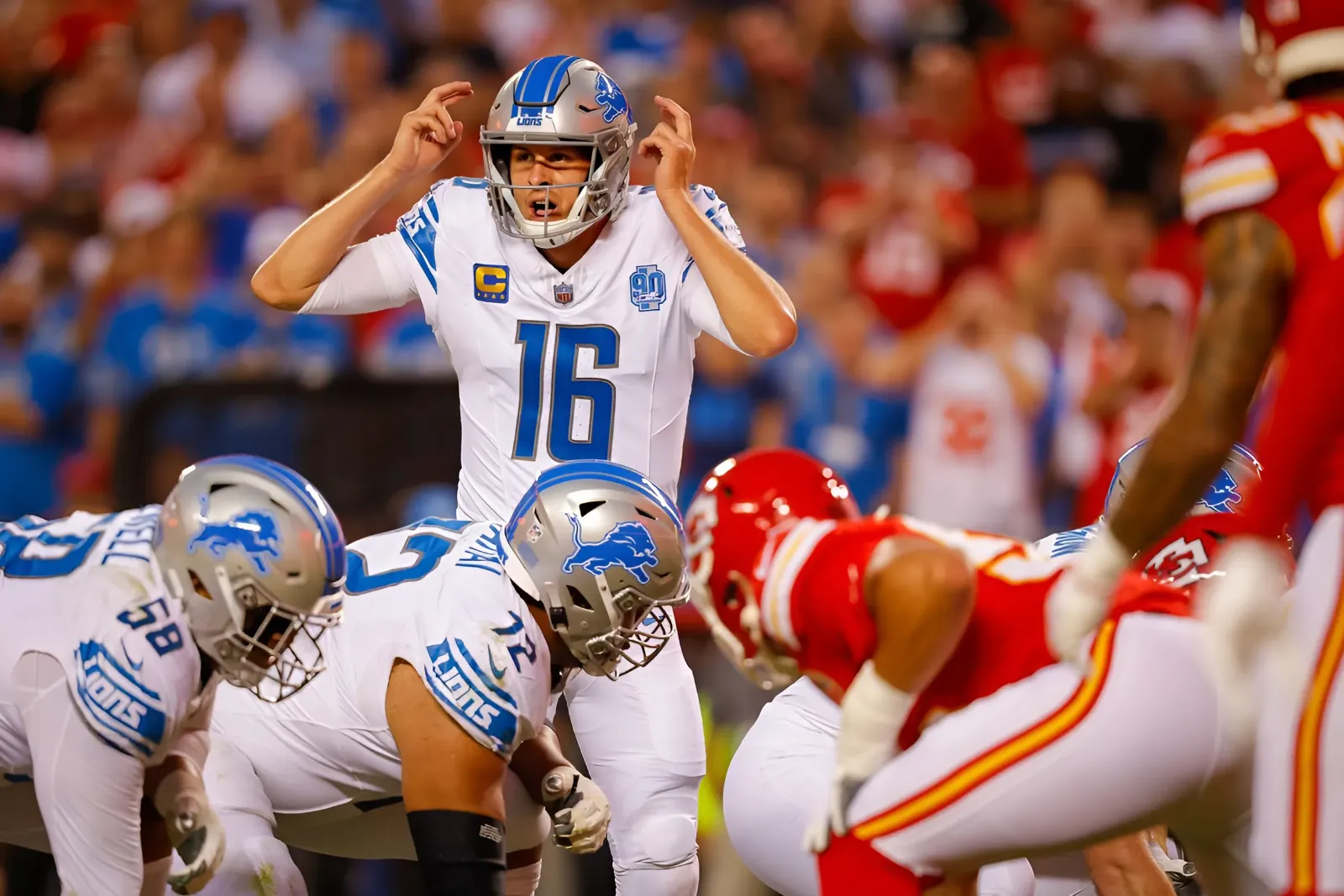 The Detroit Lions Take On The Defending Super Bowl Champs