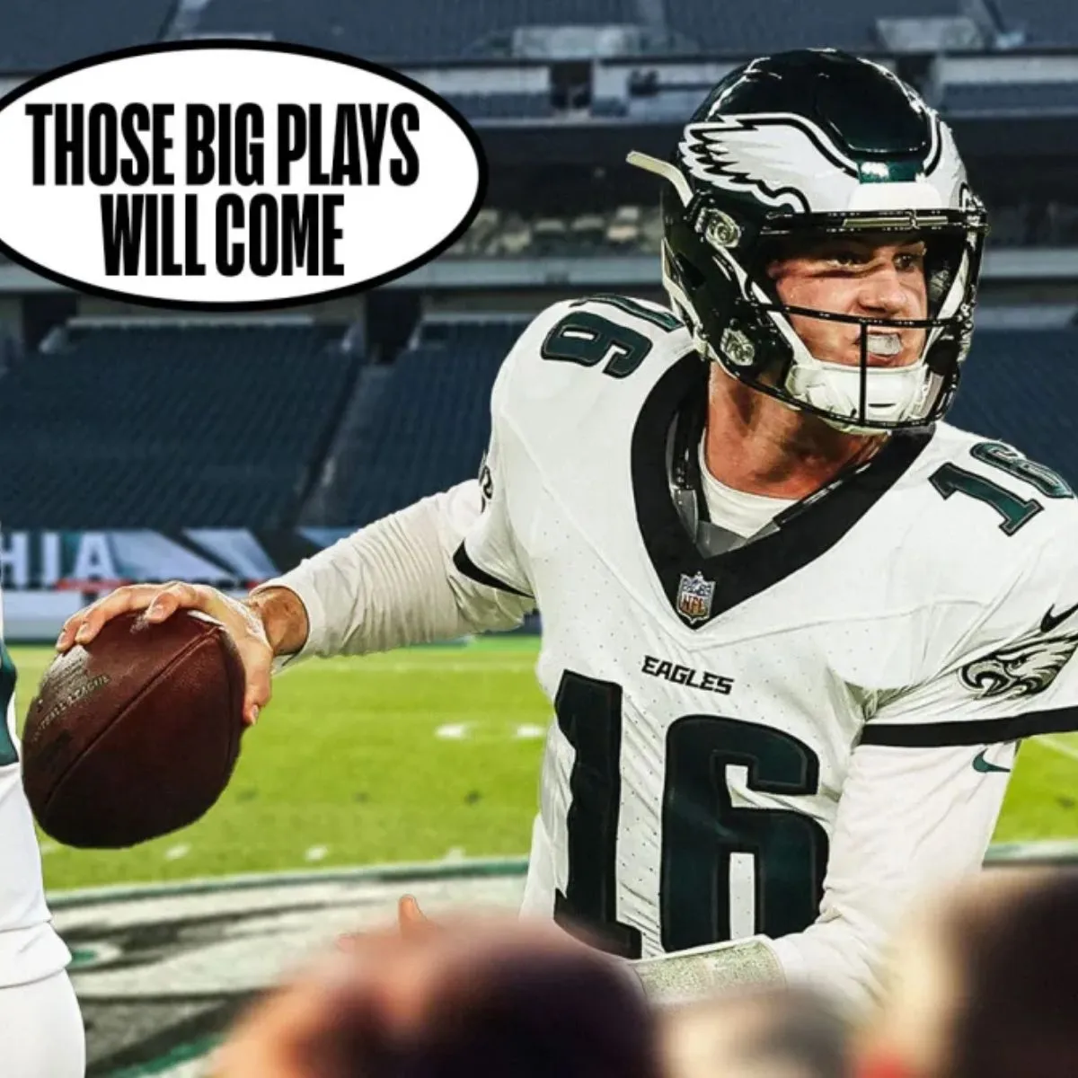 Kenny Pickett tells Eagles fans not to worry about his ugly yards-per-throw average