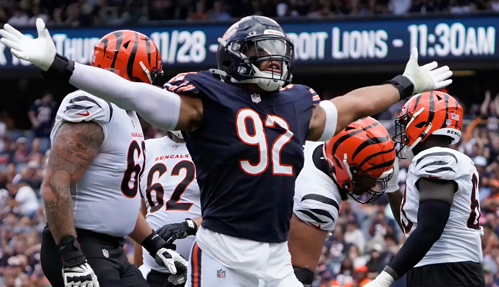 Chicago Bears Stock Watch: Risers and fallers following 27-3 victory against the Cincinnati Bengals