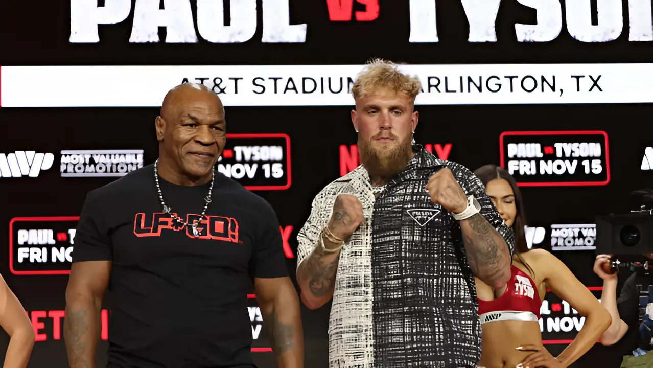 Mike Tyson shows no interest in taking Jake Paul's bait during news conference for Nov. 15 fight