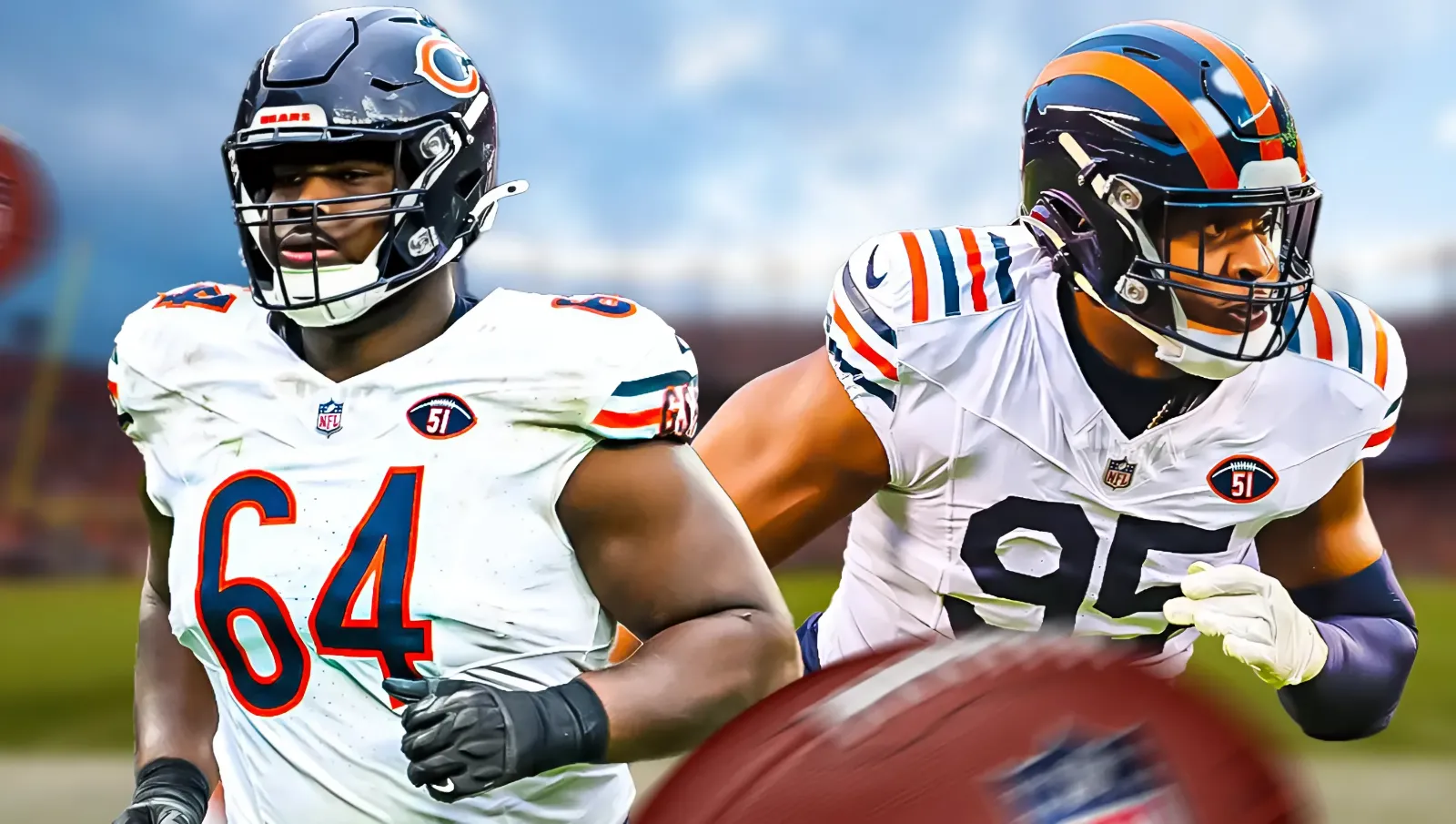 2 Bears first-stringers in danger of losing starting jobs ahead of 2024 NFL season