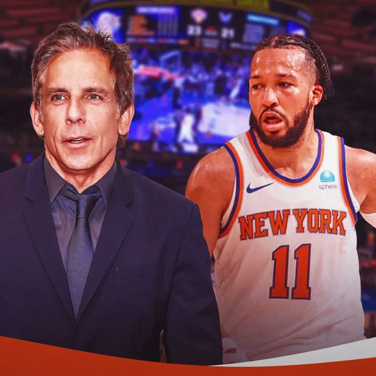 Jalen Brunson reveals starstruck reaction to first Ben Stiller meeting