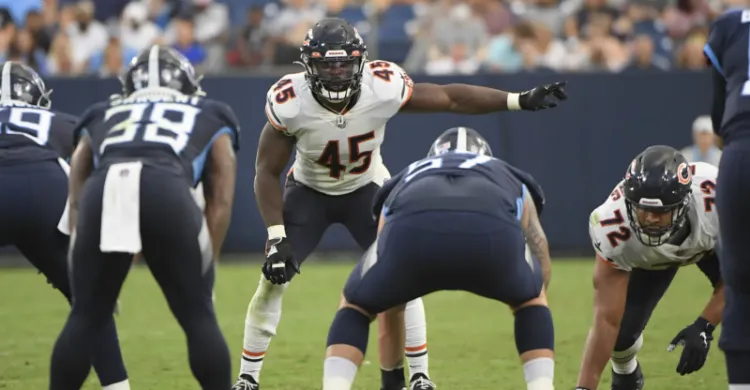 Lions sign former Bears' fourth-round selection