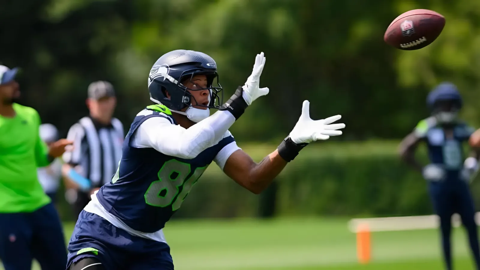 Injured Seattle Seahawks TE Pharaoh Brown Aiming to Play in Season Opener