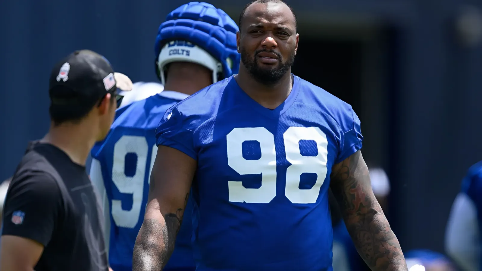 Raekwon Davis returns, practices with Indianapolis Colts