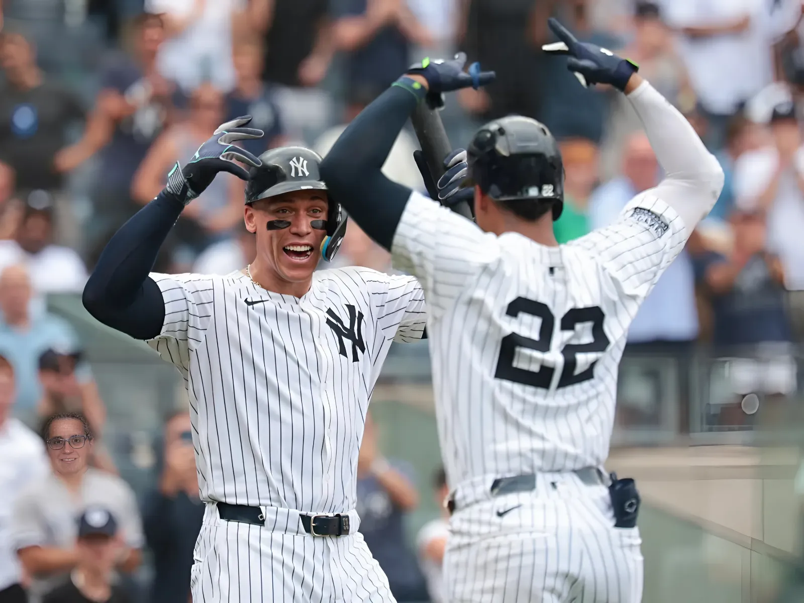 Watch: Yankees duo is threatening franchise record after hitting back-to-back homers vs. Guardians