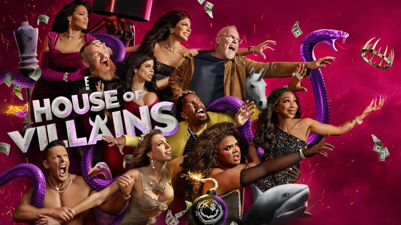 See House of Villains Season 2 Trailer! Teresa Giudice Feuds With Tiffany Pollard and Does Not Know Who Janice Dickinson Is