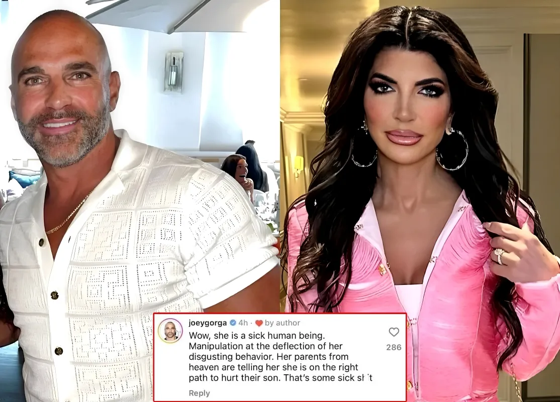 Joe Gorga Unleashes Fiery Condemnation: Teresa Giudice Labeled a 'Sick Human Being' as Late Parents Allegedly Support Her in Feud. Discover His Outrage and Labeling Her Actions 'Disgusting' in His Powerful Social Media Post!