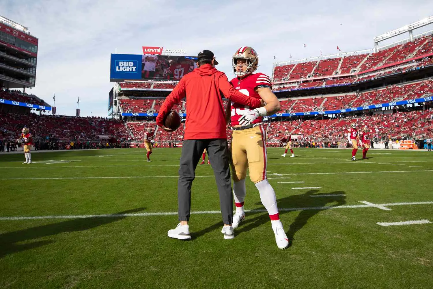 Kyle Shanahan trolls Christian McCaffrey for being obsessed with football