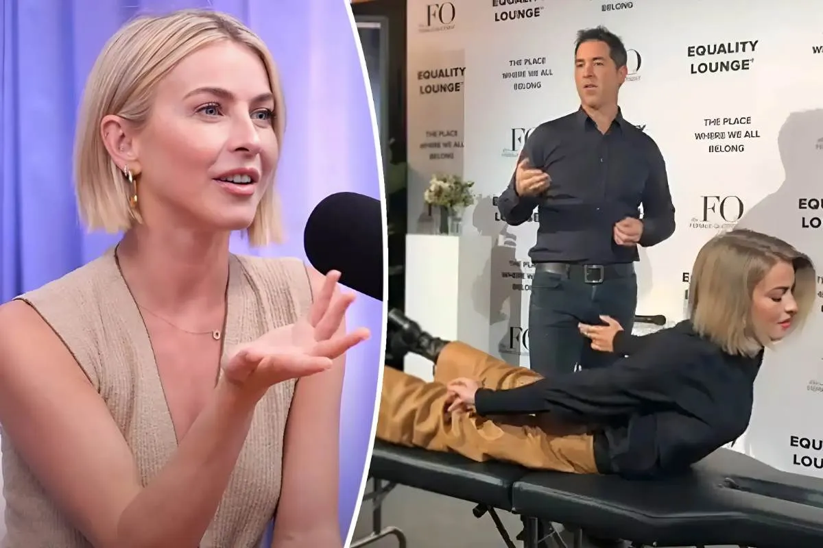 Julianne Hough defends viral 'energy work session' years after fans compared it to exorcism tram