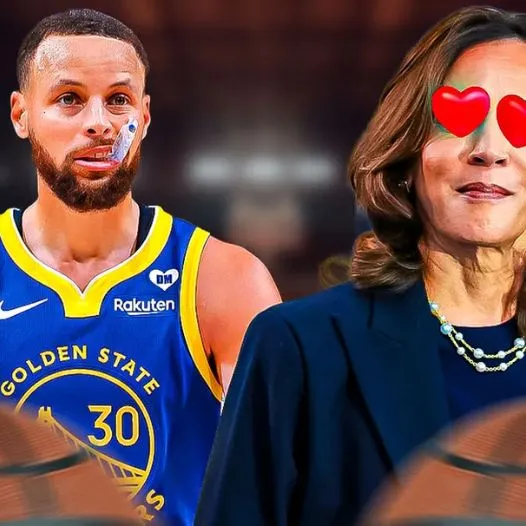 Warriors' Stephen Curry flaunts gold medal in viral Kamala Harris endorsement