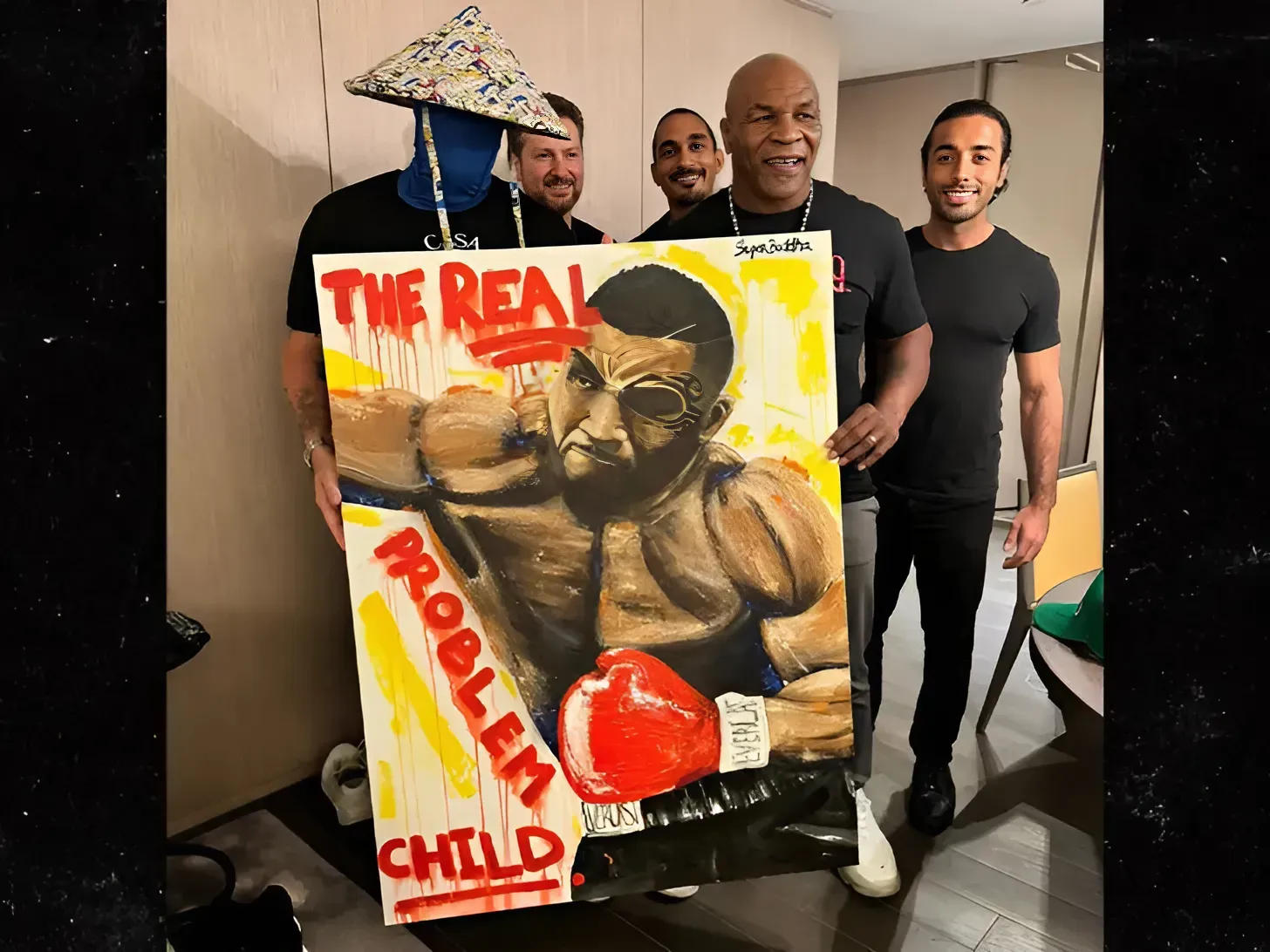 Mike Tyson Cops $100K Painting Of Himself, 'The REAL Problem Child'