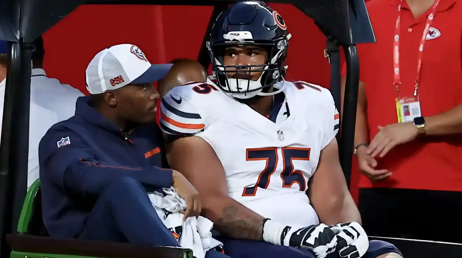 Bears Veteran on Roster Bubble Carted Off the Field With Injury: ‘Tough Blow’