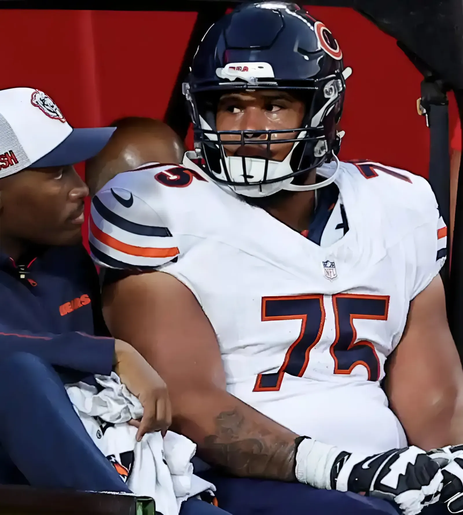 Bears Veteran on Roster Bubble Carted Off the Field With Injury: ‘Tough Blow’