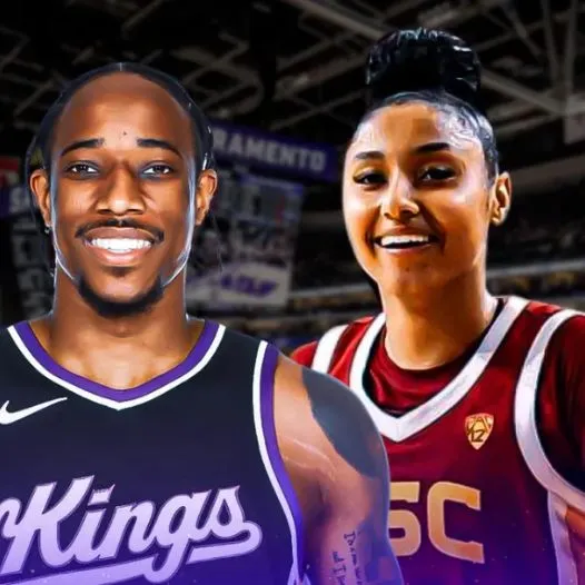 Kings' DeMar DeRozan Works Out with USC Star JuJu Watkins