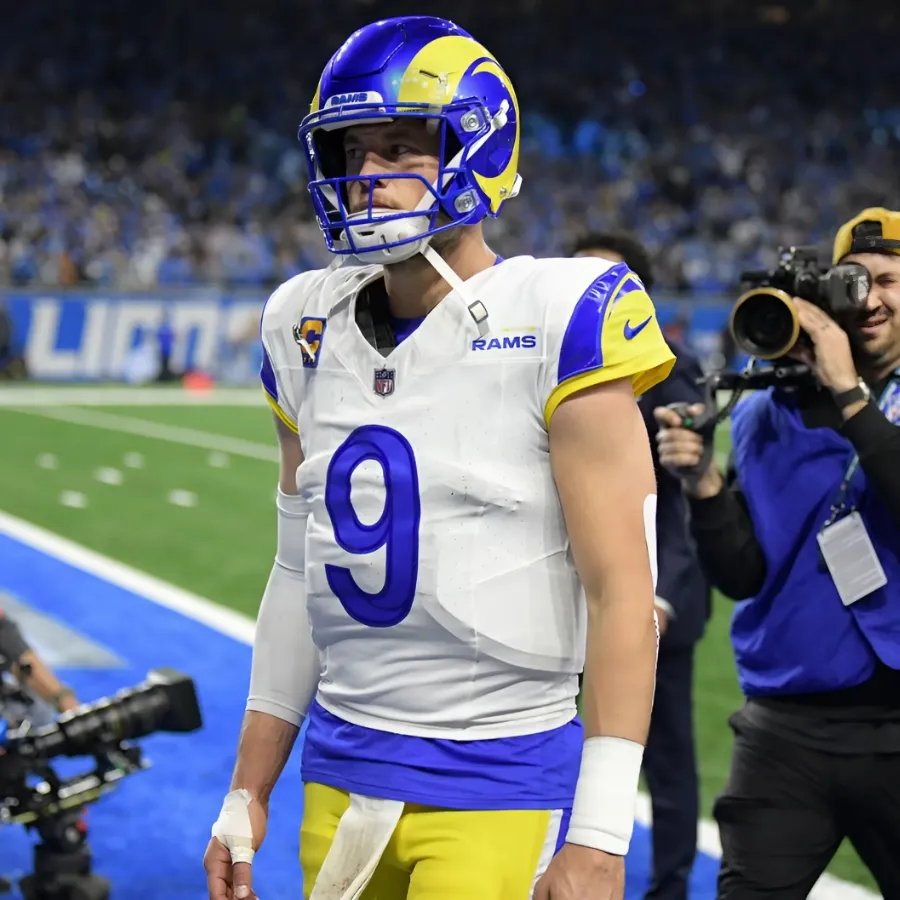 Rams QB Matthew Stafford tips his cap to Caleb Williams, 'It's humbling'