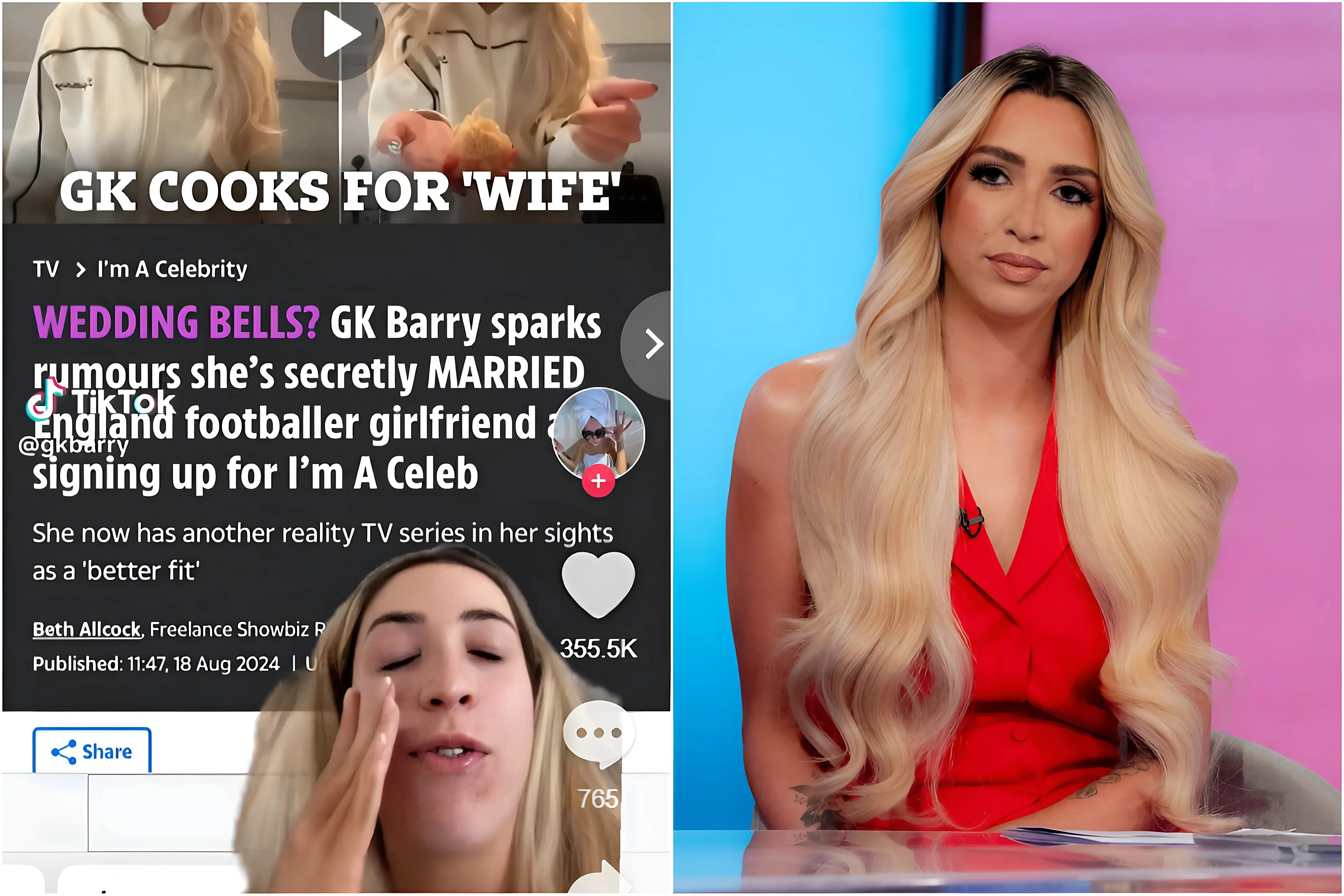 Loose Women’s GK Barry slams rumours she’s married her partner trucc