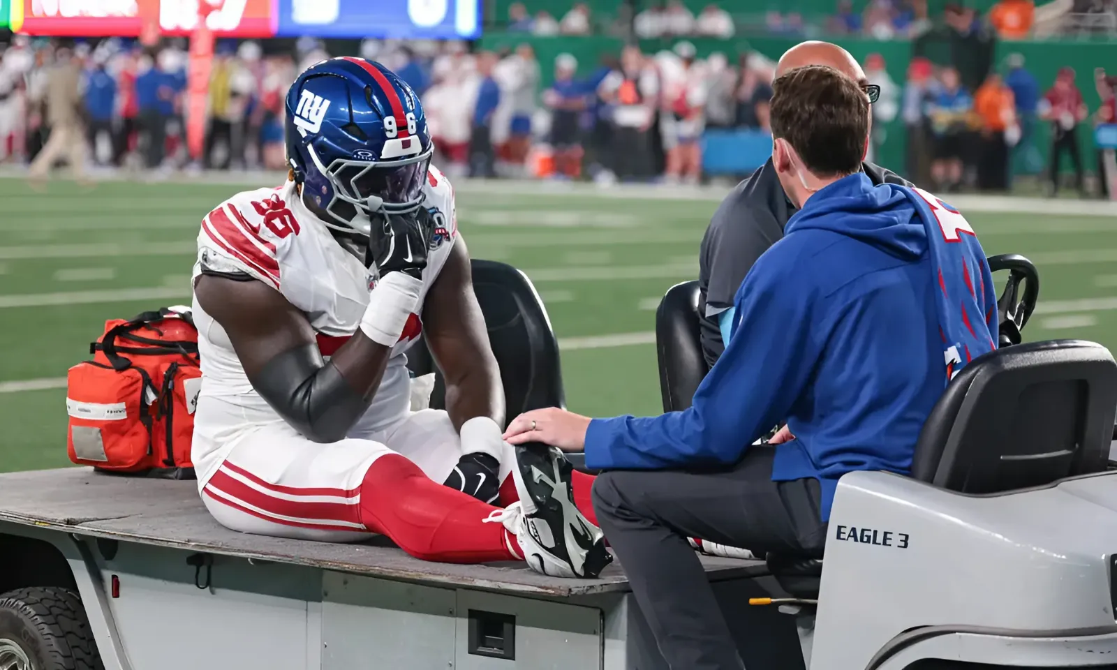 Giants' Timmy Horne suffered torn Achilles vs. Jets