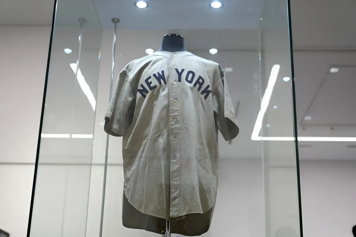 Babe Ruth’s jersey from his famous ‘called shot’ sells for more than $24 million at auction