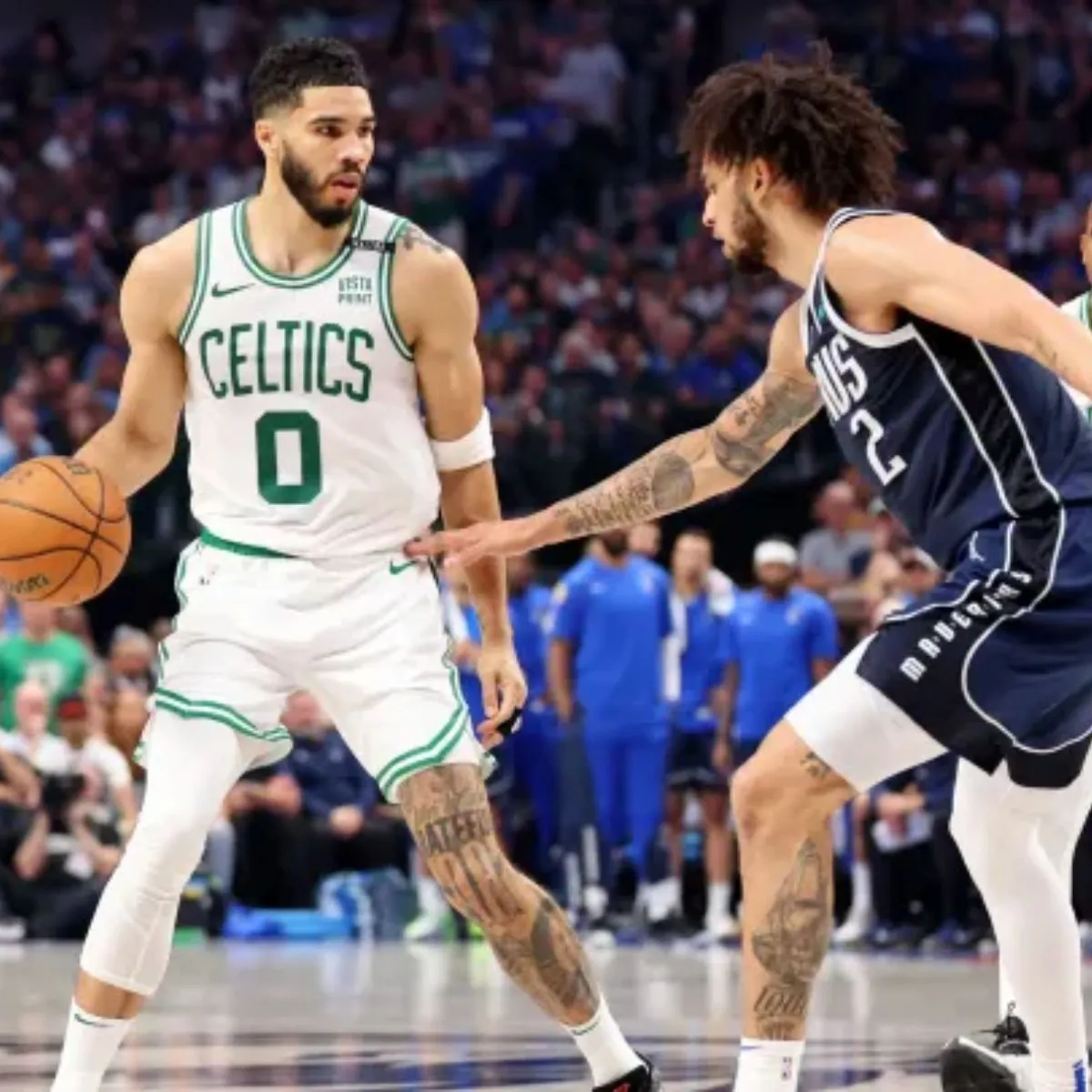 Mavericks' Dereck Lively II Roasts Jayson Tatum For His Championship Celebrations