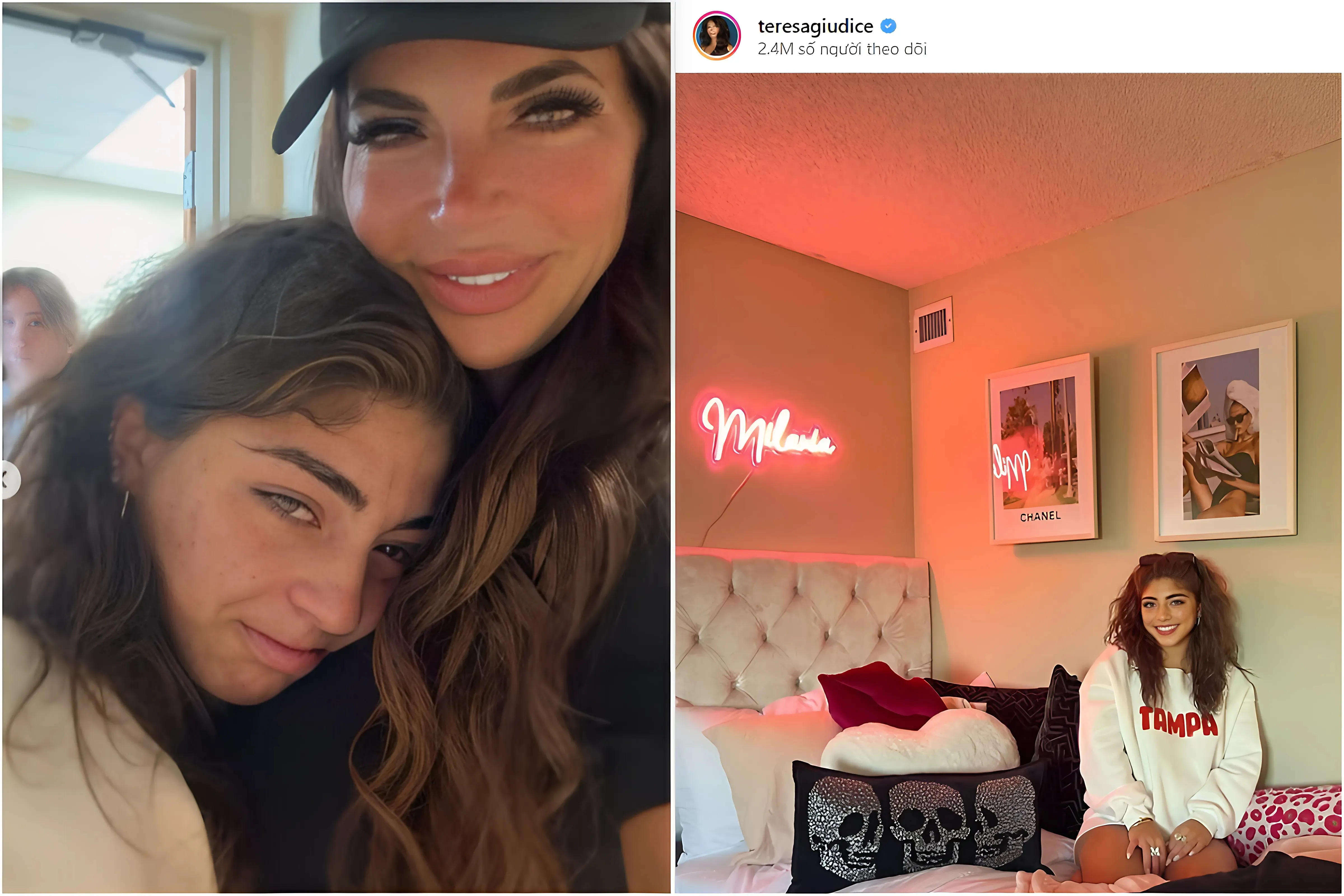 RHONJ’s Teresa Giudice Shows Off Daughter Milania’s Super Luxe Dorm Room trucc